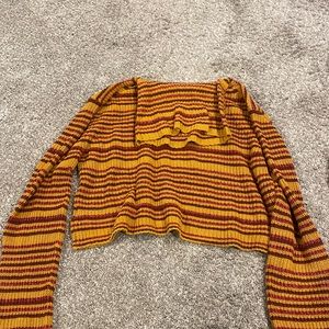 Urban outfitters slightly cropped knitt turtle neck sweater. Size Large